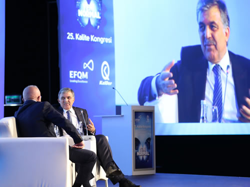 11. Cumhurbaşkanı Gül 25. Kalite Kongresi’nin Açılışında Konuştu